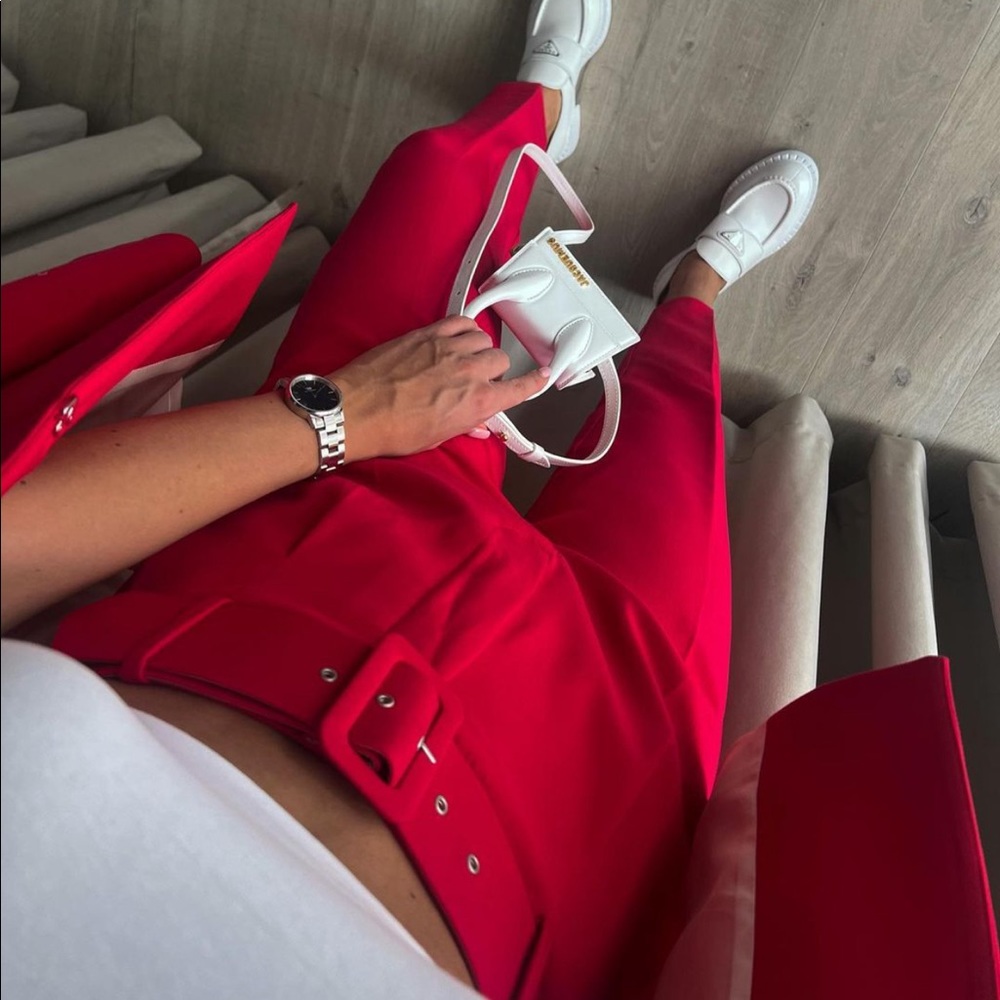 Zara high waisted belted pants - Picture 5 of 16